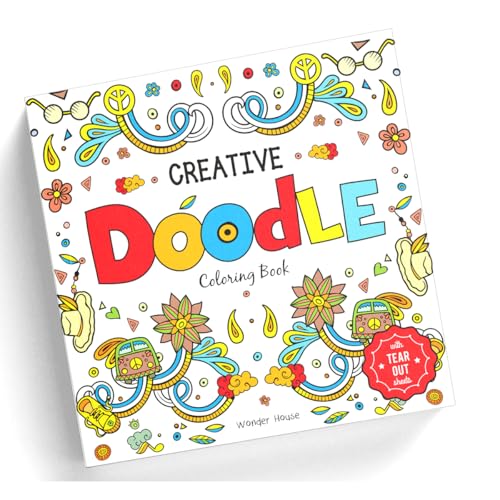 Creative Doodle Coloring Book :