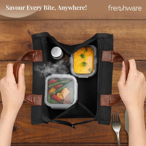 Frenchware Insulated Nylon Lunch Bag