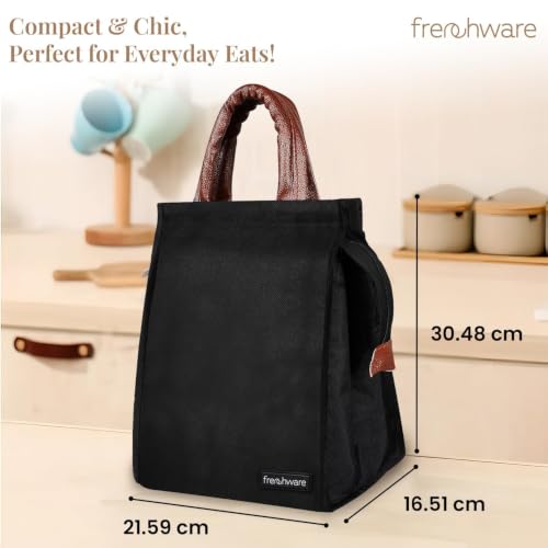 Frenchware Insulated Nylon Lunch Bag