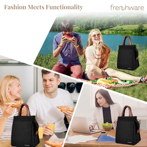 Frenchware Insulated Nylon Lunch Bag