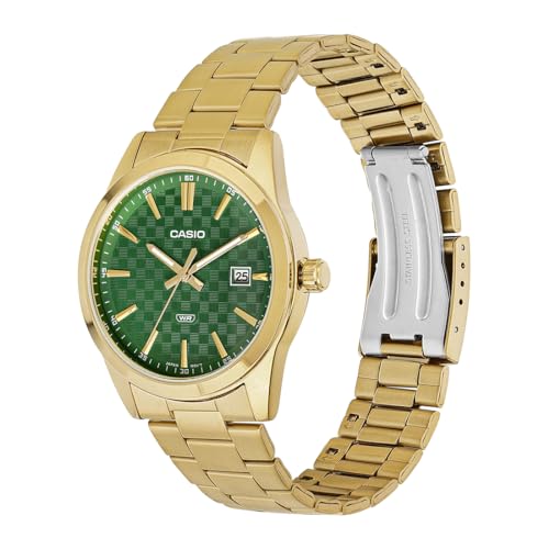 Casio Enticer Analog Green Dial Men MTP-VD03G-3AUDF (A2246) - Image 7
