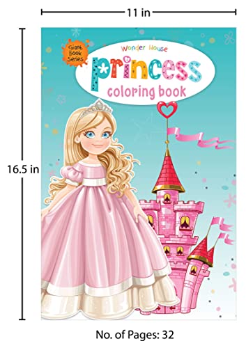 Princess Colouring Book: Jumbo Sized