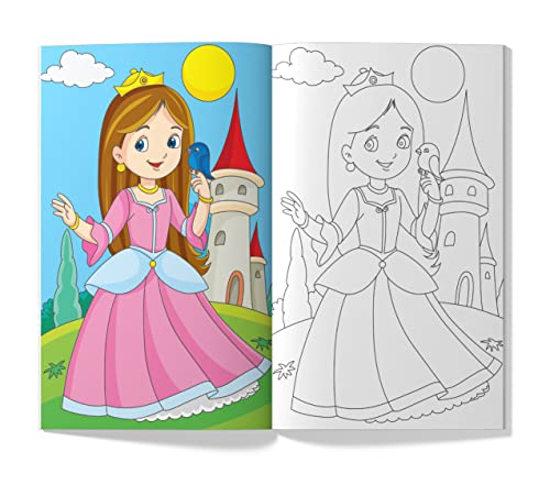 Princess Colouring Book: Jumbo Sized
