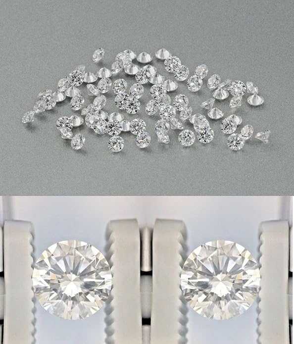 Moissanite D Color Round Brilliant