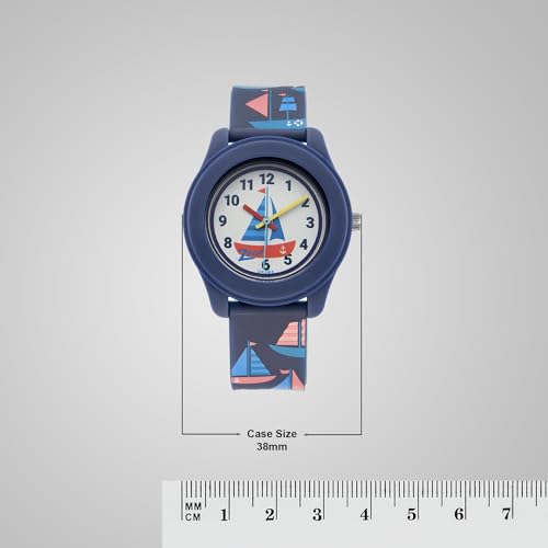 Zoop Silicone Analog White Dial Unisex-Child Watch-26019Pp01 - Image 4