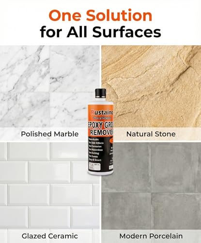 RUSTAINO Non-Acidic Epoxy Grout Remover