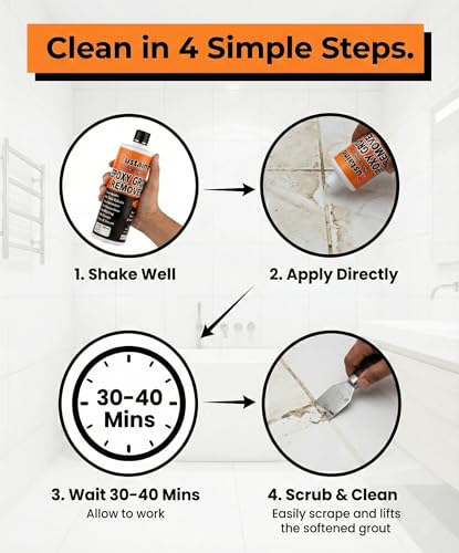 RUSTAINO Non-Acidic Epoxy Grout Remover