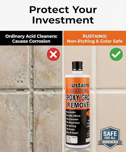 RUSTAINO Non-Acidic Epoxy Grout Remover