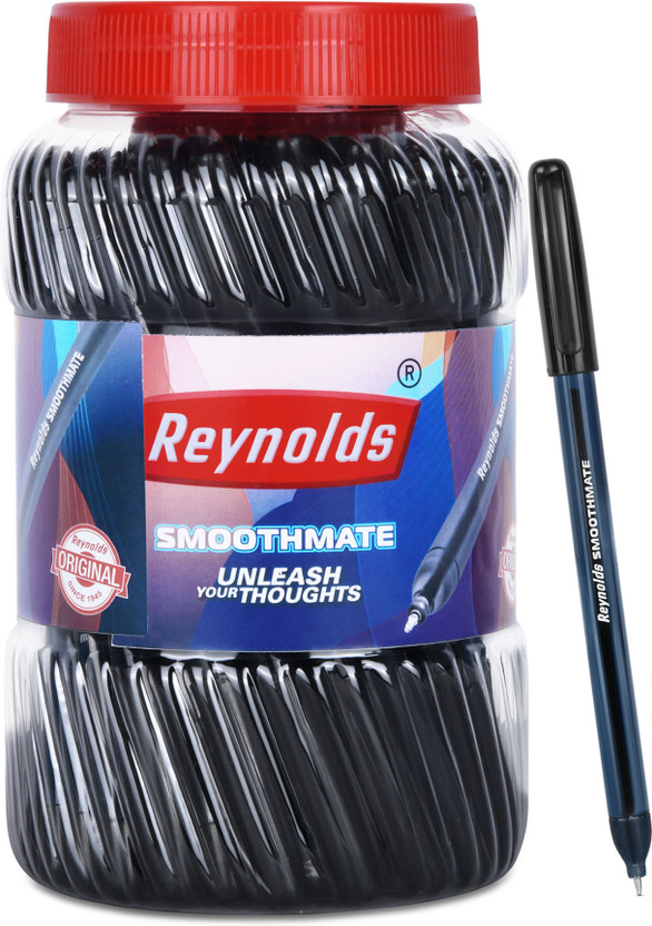 Reynolds Smoothmate Ball Pen (Pack of 50, Ink Color - Black)