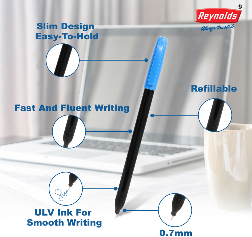 Reynolds Smoothmate Ball Pen (Pack of 50, Ink Color - Black) - Image 3