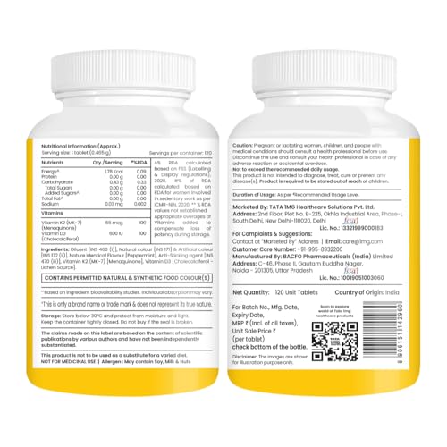 Tata 1mg Vitamin D3 +