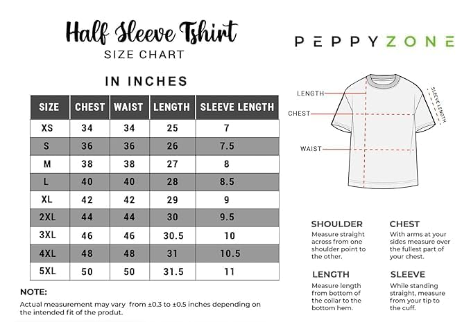 Peppyzone Quick Dry Sports T