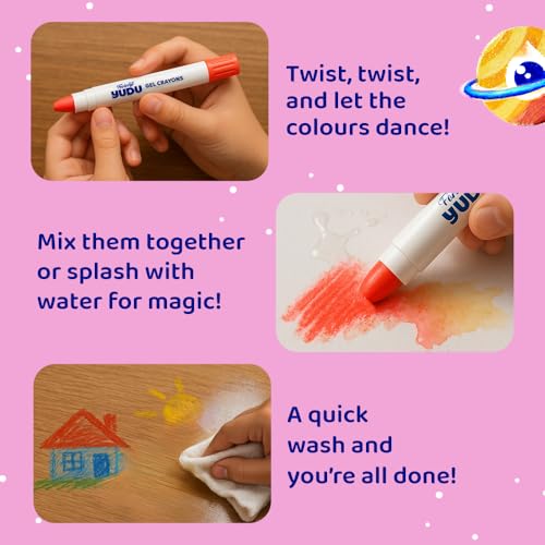 Fevicryl Yudu Gel Crayons