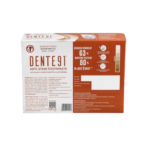 Dente91 Anti-Stain Toothpaste for Stain
