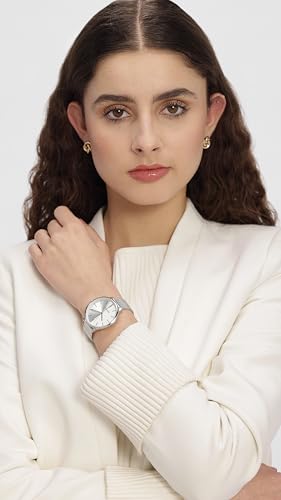 Nine West Women's NW/1981 Sunray Dial Mesh Bracelet Watch - Image 3