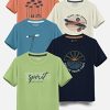 HELLCAT Boys Round Neck Printed