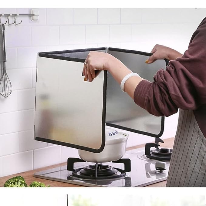 3-Sided Splatter Guard for Kitchen
