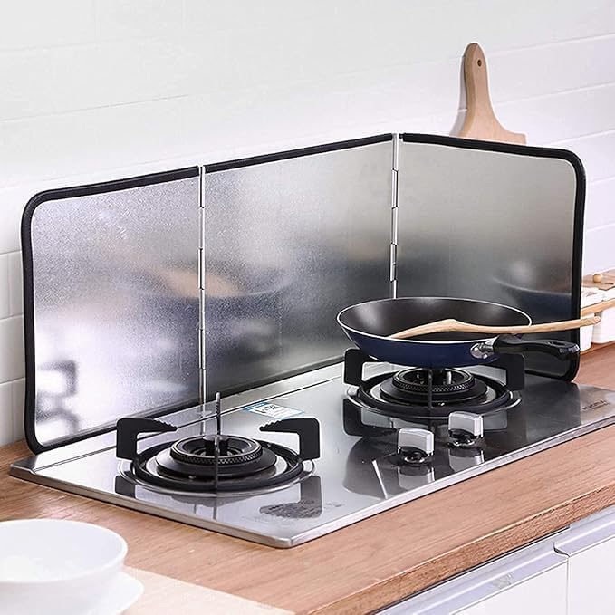 3-Sided Splatter Guard for Kitchen