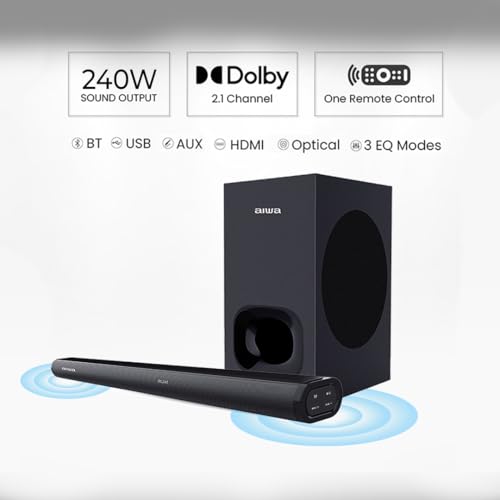 Aiwa Soundbar with Bluetooth V5.3