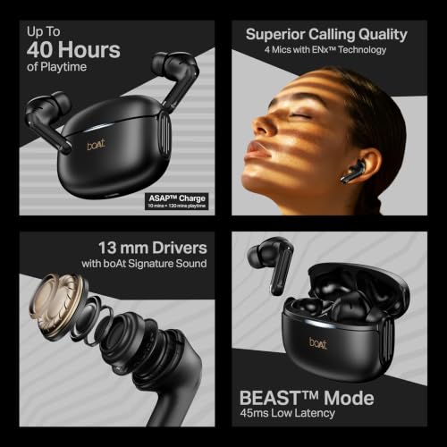 boAt Airdopes 219, 4Mics ENx