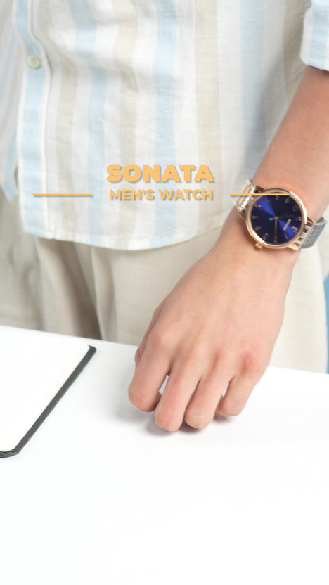 SONATA Analog Watch - For Men NS7131KM03,9209SM04,7131KM03 - Image 2