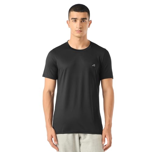 Boldfit Gym T Shirts for Men Workout Breathable T Shirt for Man Active Wear Sports Tshirt for Men Lightweight Gym Tshirts for Man Dry Fit Running T Shirts for Boys Regular Fit Sports Tshirts