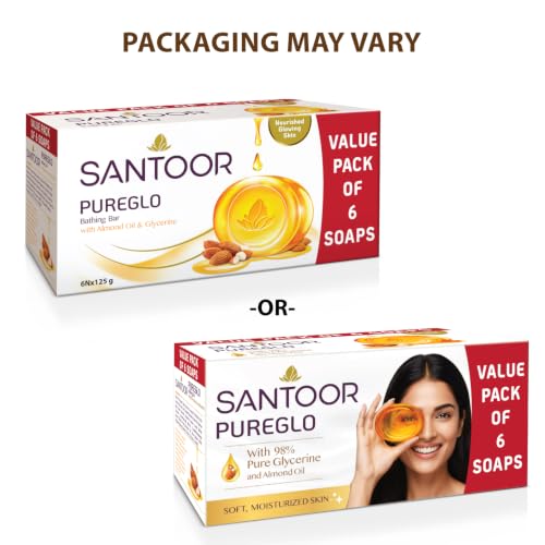 Santoor PureGlo Glycerine Soap