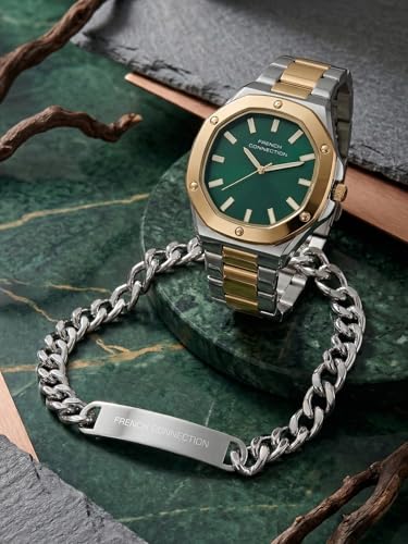 French Connection DUOLUXE Green Dial