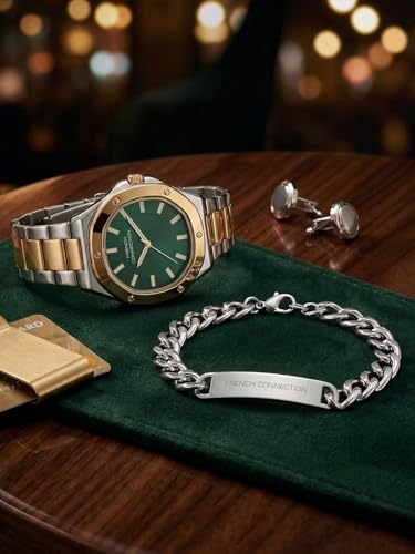 French Connection DUOLUXE Green Dial