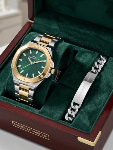 French Connection DUOLUXE Green Dial