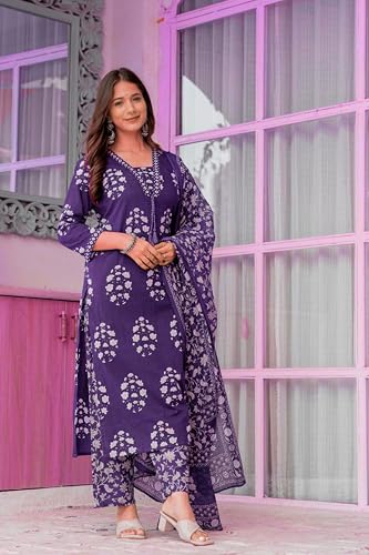 PARTHVI Women's Pure Cotton Printed