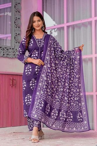 PARTHVI Women's Pure Cotton Printed