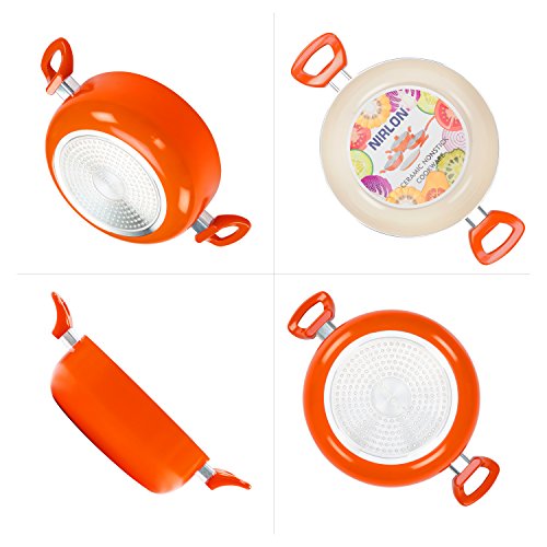 Non-Stick Ceramic Aluminium Cooking Item Set with Bakelite Handle - Image 6