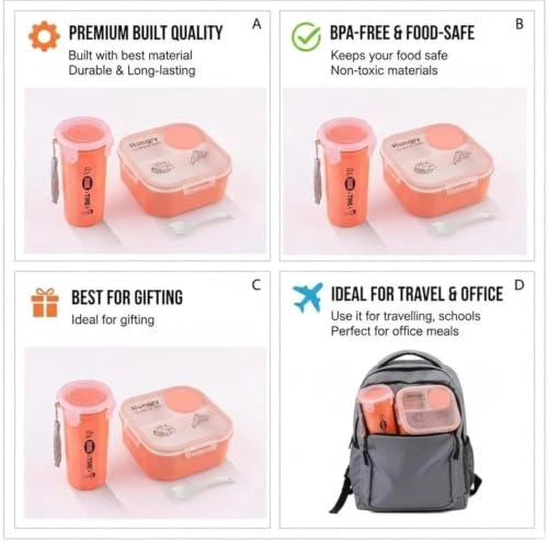 Lunch Box with Water Bottle