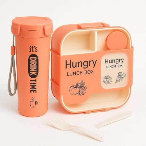 Lunch Box with Water Bottle
