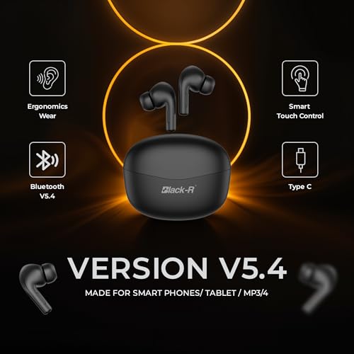 Black-R Wireless in Ear Earbuds