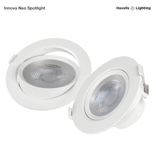 Havells INNOVA NEO LED SPOT Light 8W 6K Round, LED Ceiling Light - Image 2