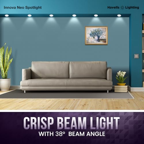 Havells INNOVA NEO LED SPOT Light 8W 6K Round, LED Ceiling Light - Image 4
