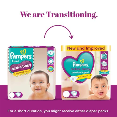 Pampers Active Baby Taped Diapers