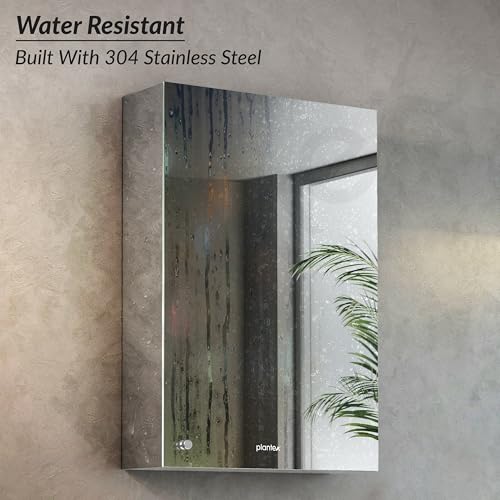 Plantex Bathroom Mirror Cabinet/304 Stainless