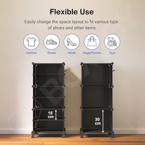 BOXJOY 6 Shelf Shoe Rack