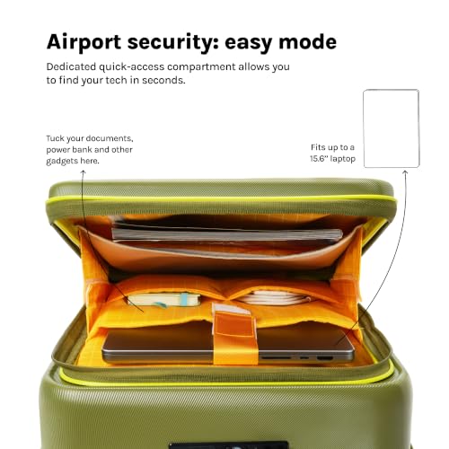 MOKOBARA Transit Cabin Pro 15.6 Inch Laptop Trolley Bag 56cm 40L Olive - Image 4