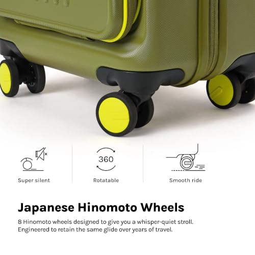 MOKOBARA Transit Cabin Pro 15.6 Inch Laptop Trolley Bag 56cm 40L Olive - Image 6