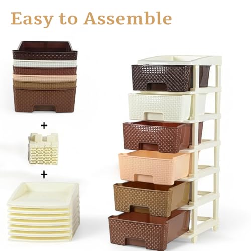 Plastic Modular Drawer Storage Chest