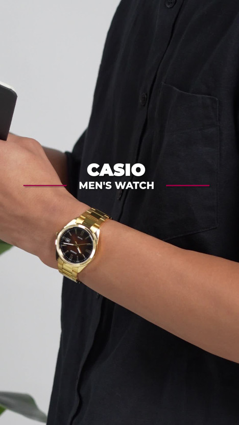 CASIO MTP-1302 Analog Watch - For Men A2375 ( MTP-1302PGC-5AVEF) - Image 3