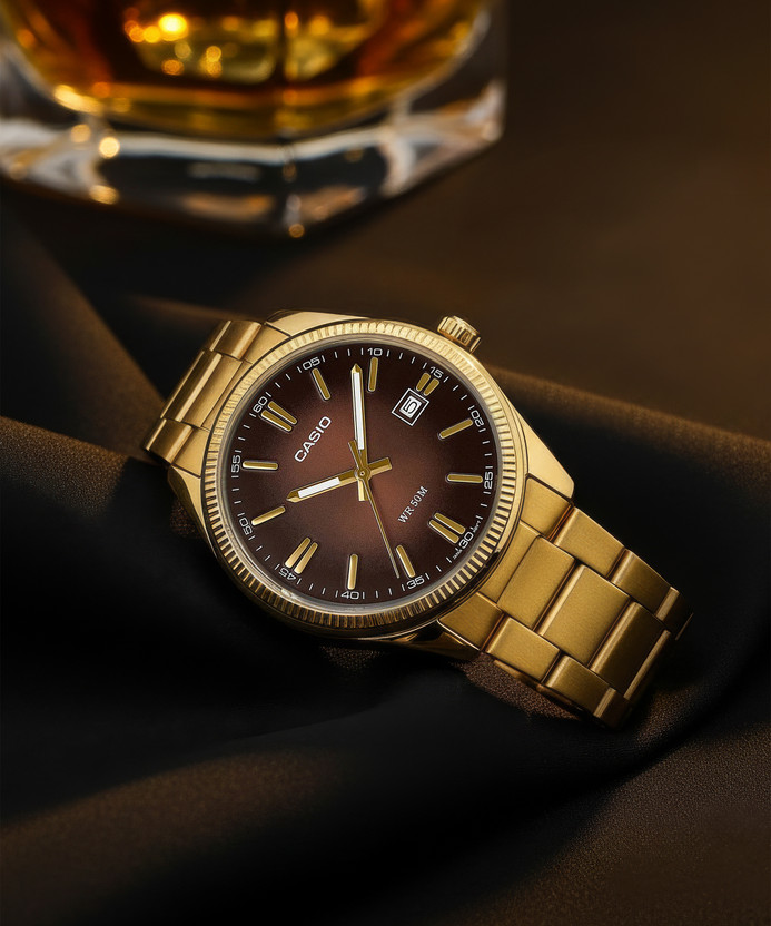 CASIO MTP-1302 Analog Watch - For Men A2375 ( MTP-1302PGC-5AVEF) - Image 4