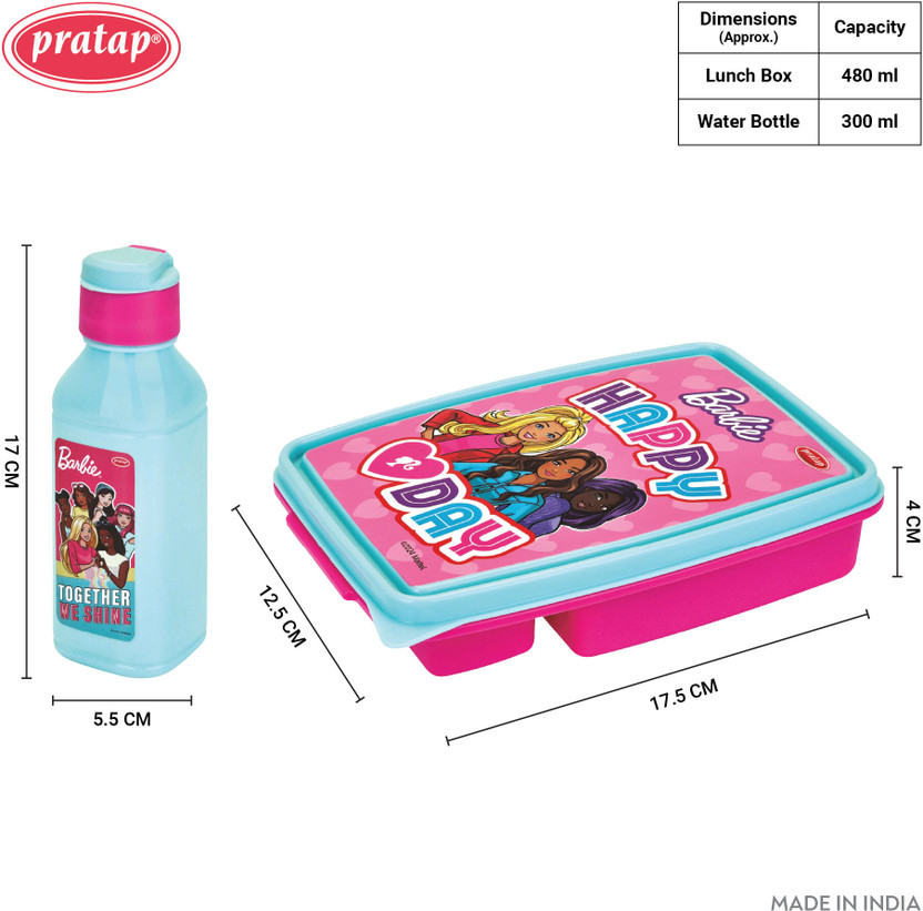 Pratap Fun Time Jr.(Hungry Kya Jr + Rocket 300 ml) Barbie 2 Conta...more