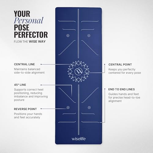 WiseLife Lotus Alignment 10mm Yoga