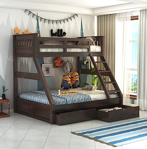 STRATA FURNITURE Sheesham Wood Bunk