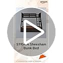 STRATA FURNITURE Sheesham Wood Bunk